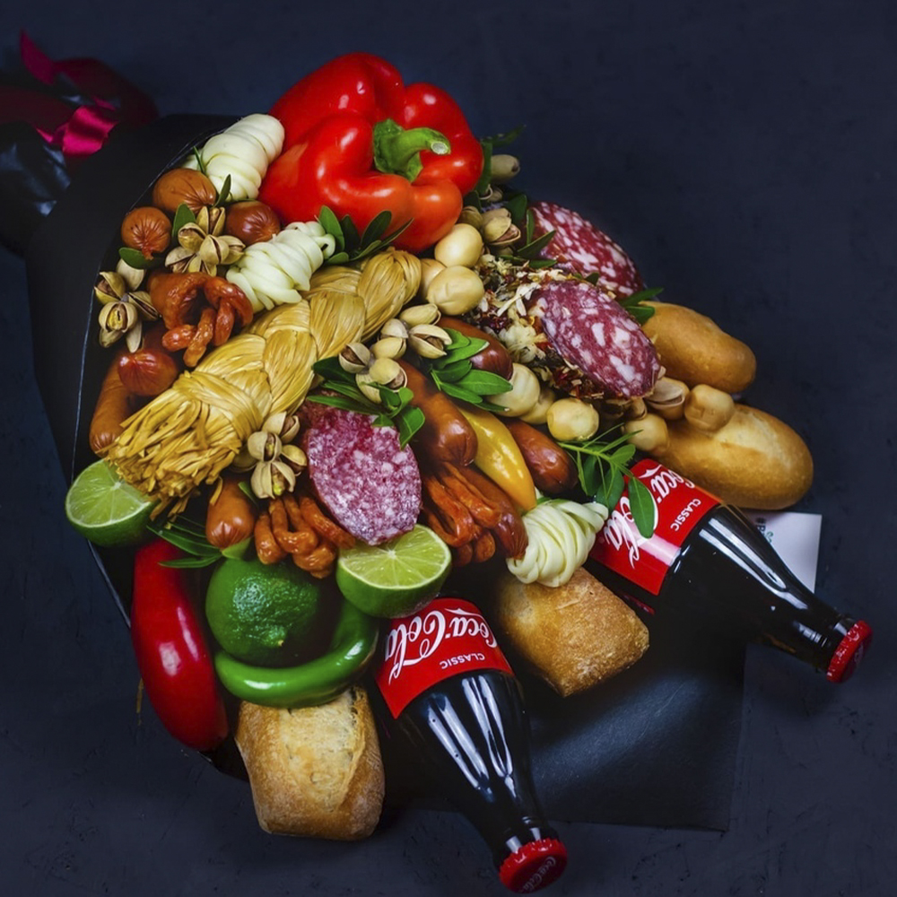 Мужской букет "Яркие краски"